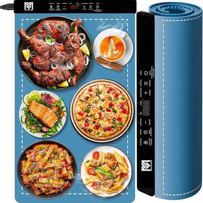 Electric Food Warming Mat with Timer