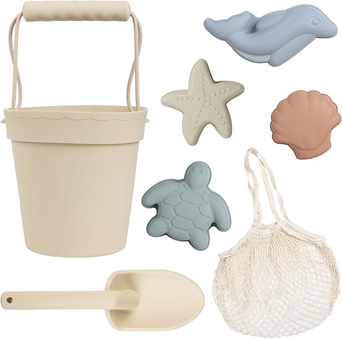 BLUE GINKGO Silicone Beach Toys Set