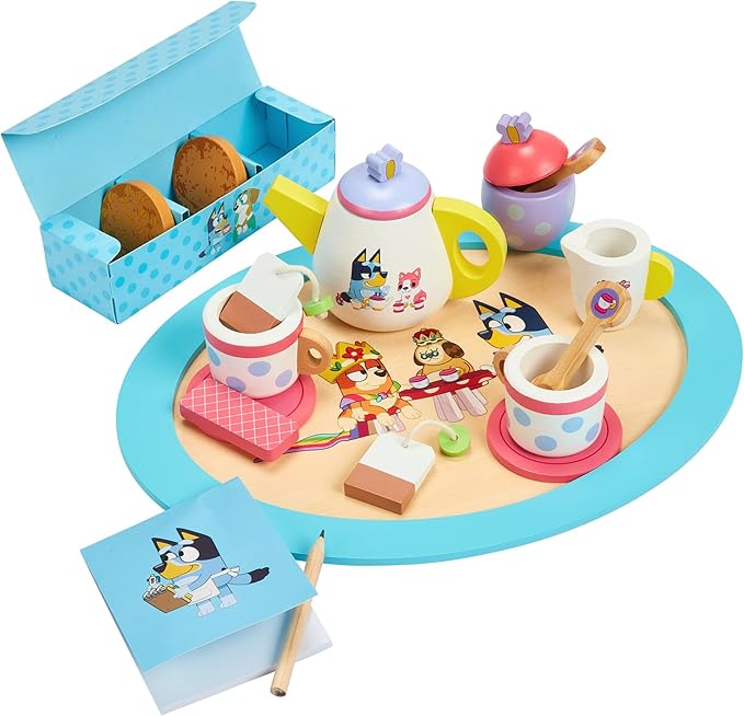 Bluey Wooden Tea Party Set - 18 PCS