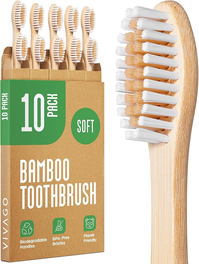 Biodegradable Bamboo Toothbrushes