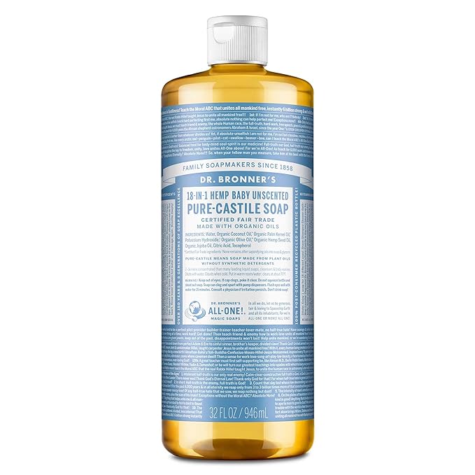 Dr. Bronner's Castile Soap Unscented