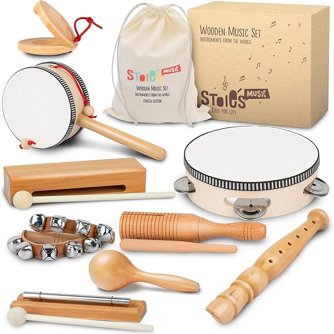 Stoie's Wooden Kids Musical Instruments