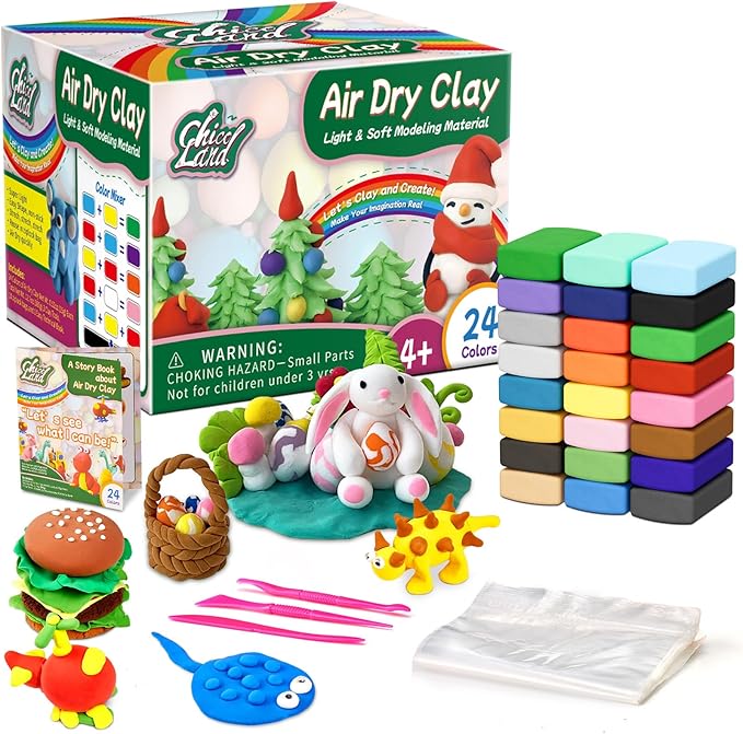Chico Land Air Dry Clay Set